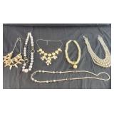 White and Ivory Colored Fashion Necklaces