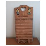 Wood Country Calender 11 x 22.5