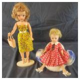 Vintage Dolls - one marked Ideal Toy Corp