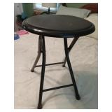 Foldable metal stool 14 x 17.5