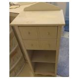 White wood drawer cabinet 14 x 20 x 12
