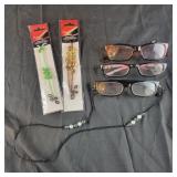 Reading Glasses and Eyeglass cords
