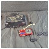 Clock Radio and Sanyo Digital Camera