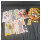 Sewing thread and patterns