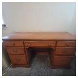 Wood Desk 54"Wx30"Tx20"D