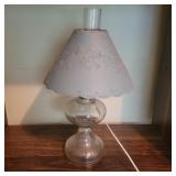 Electrified Oil Lamp with Shade
