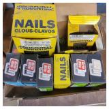 Box Lot Of Various Nails and Screws