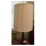 Wood table lamp 13 x 30.5