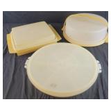 Tupperware Deviled Egg Tray, Divided Dish, and