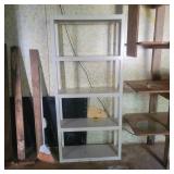 Plastic Shelving Unit 30"Wx66"Tx12"D