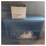 Wood Book Shelf and Spray paint 35.5"Wx23"Tx12"D