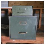 2 Metal File Drawers
