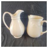 2 Pitchers - Pfaltzgraff and Gibson