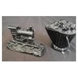 Mini -crafted from coal train and bucket of coal