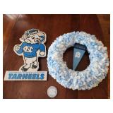 Tarhells wreath and foam sign