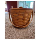 Longaberger ice bucket basket plastic insert 7"