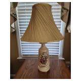25" lamp works retro floral