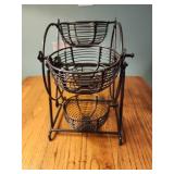 Carousel snack baskets 11" tall