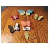 Pottery butterfly wall hangings