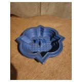 Vtg MCM Large  Blue  Glaze Cigar Cigarette