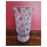 Mosaic vase 10"