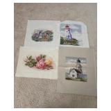 Unframed needlepoint