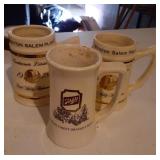 Schlitz mugs