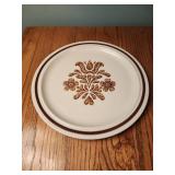 Homer Laughlin Country Manor Brown Flower Band -