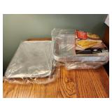 Disposable steam tin pans with lids