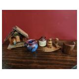 Vintage Wood Joggili West Germany Weather Cabin