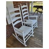Set of 2 outdoor rocking chairs