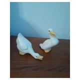 Set of 2 vintage geese decor