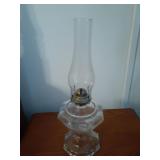 Vintage glass oil lamp 7 x 20