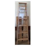 Werner 6 feet wood latter and 2 pieces of