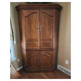 32x79x20 corner entertainment cabinet
