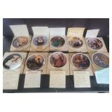10 Norman Rockwell Collectors Plates - Mother