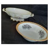 Eureka china gravy bowl-has had handle broke and