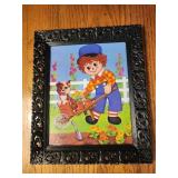 10x12 Raggedy Andy plastic frame