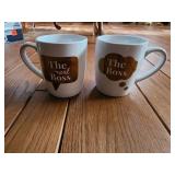 The boss....the real boss... his and her mugs