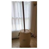 Antique Cream Butter Churn Crock with handles #3