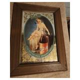 11.5x15.5 vintage schlitz mirror sign 1976