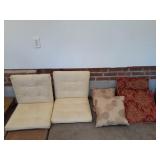 Outdoor seat cushions