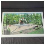 Signed and Numbered Lithograph "All gave