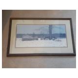 Bob Timberlake framed art 29.5 x 18