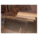 Picnic table 70 x 30 x 36 with contents