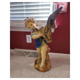 24" tall Italian cherub with duck has