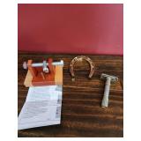 Puzzle game, vintage razor, horshoe from tweetsie