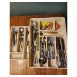 Flatware set and corncob holders
