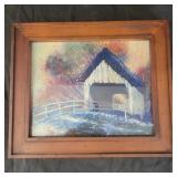 Covered Bridge Art 12.5x11