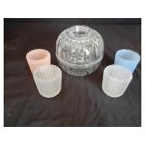 Glass votive candle holders